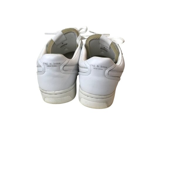 Rag & Bone White Retro Court Sneakers Size 7.5 - Picture 5 of 8